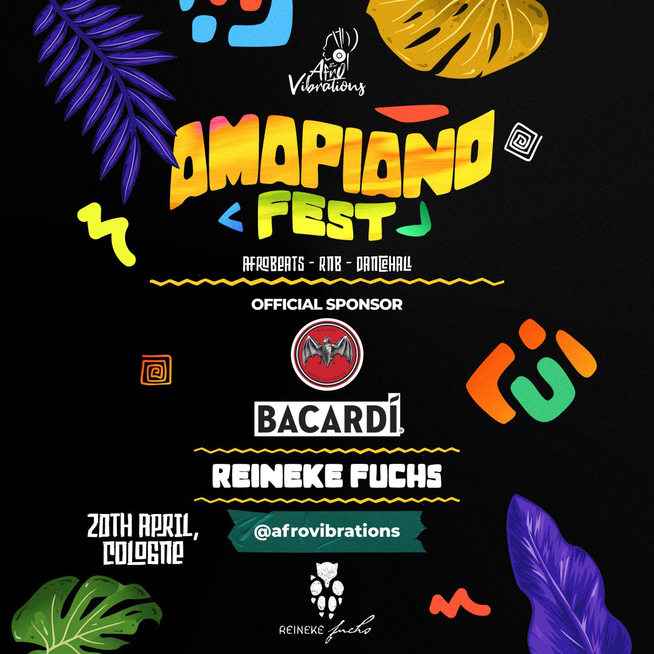 AfroVibrations • AMAPIANO FEST • Reineke Fuchs Cologne • April 20, 2025